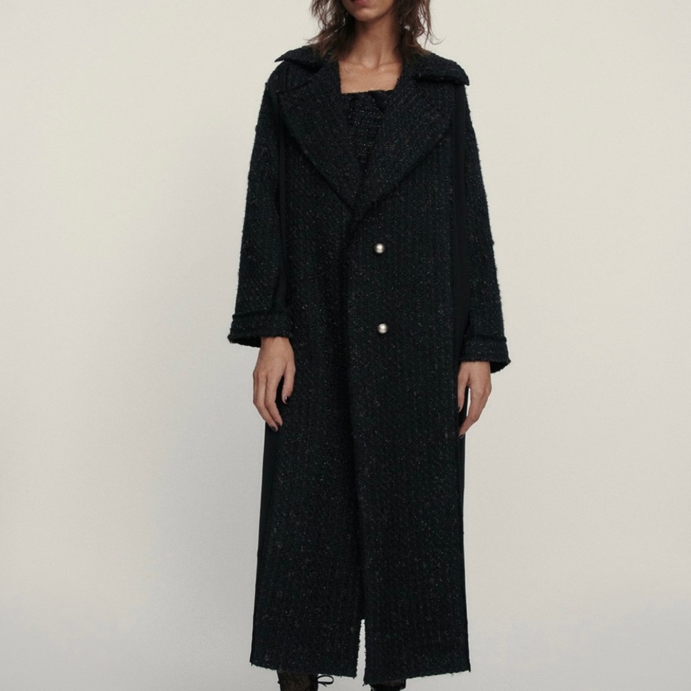 ZARA NWT limited edition combination coat size Small, 9092/815.